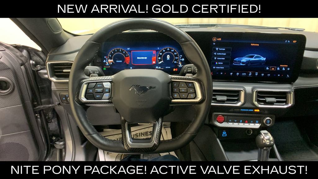 Certified 2025 Ford Mustang GT Premium w/ Mustang Nite Pony Package RWD image 25