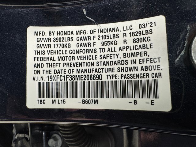 Used 2021 Honda Civic EX image 31