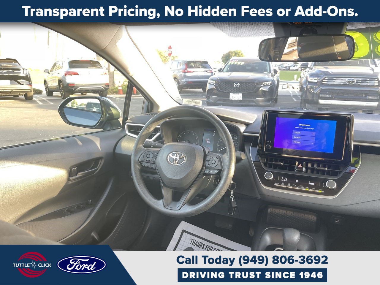 Used 2023 Toyota Corolla LE w/ Carpet Mat Package (TMS) FWD image 10