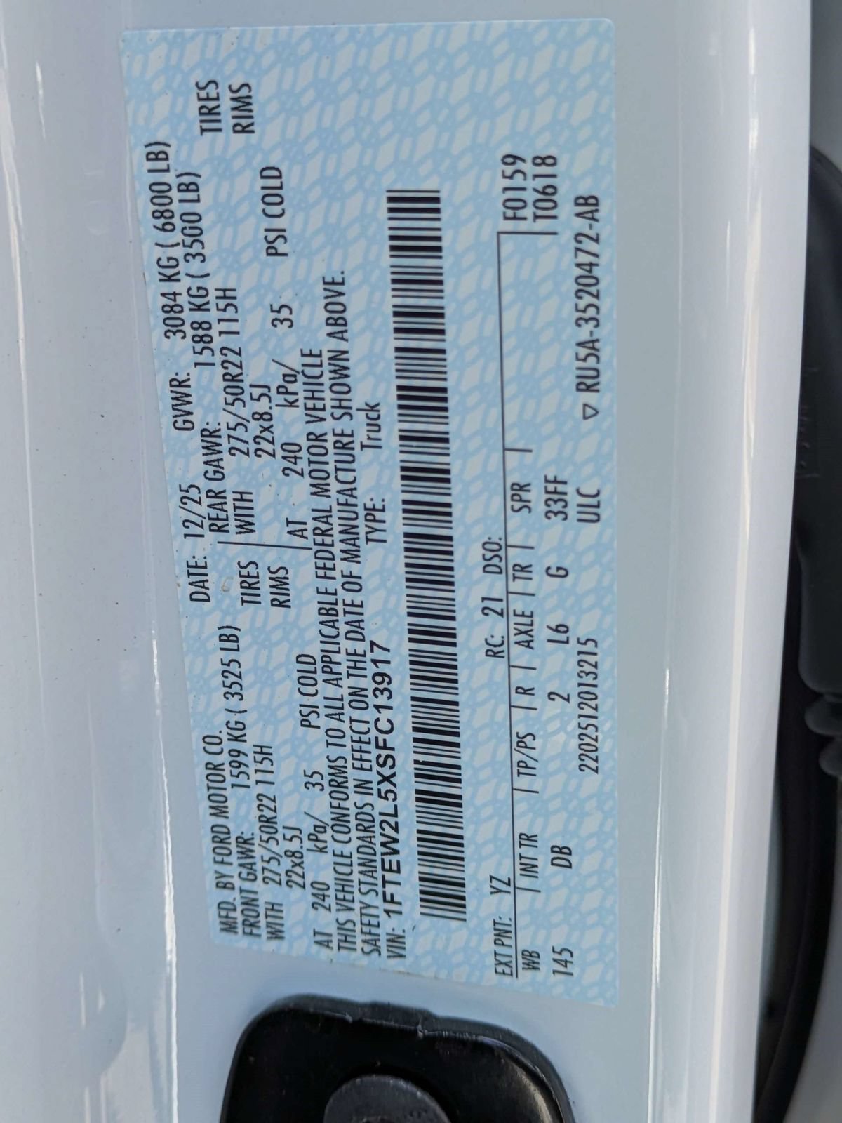 Certified 2025 Ford F150 STX w/ LOBO Package AWD/4WD image 16