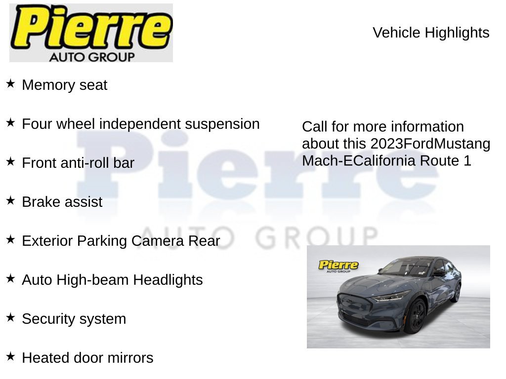 Certified 2023 Ford Mustang Mach-E California Route 1 AWD/4WD image 14