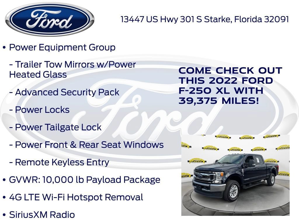 Certified 2022 Ford F250 XL w/ STX Appearance Package AWD/4WD image 27
