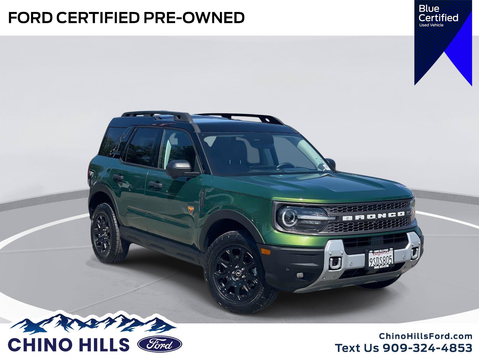 Certified 2025 Ford Bronco Sport Badlands w/ Badlands Tech Package