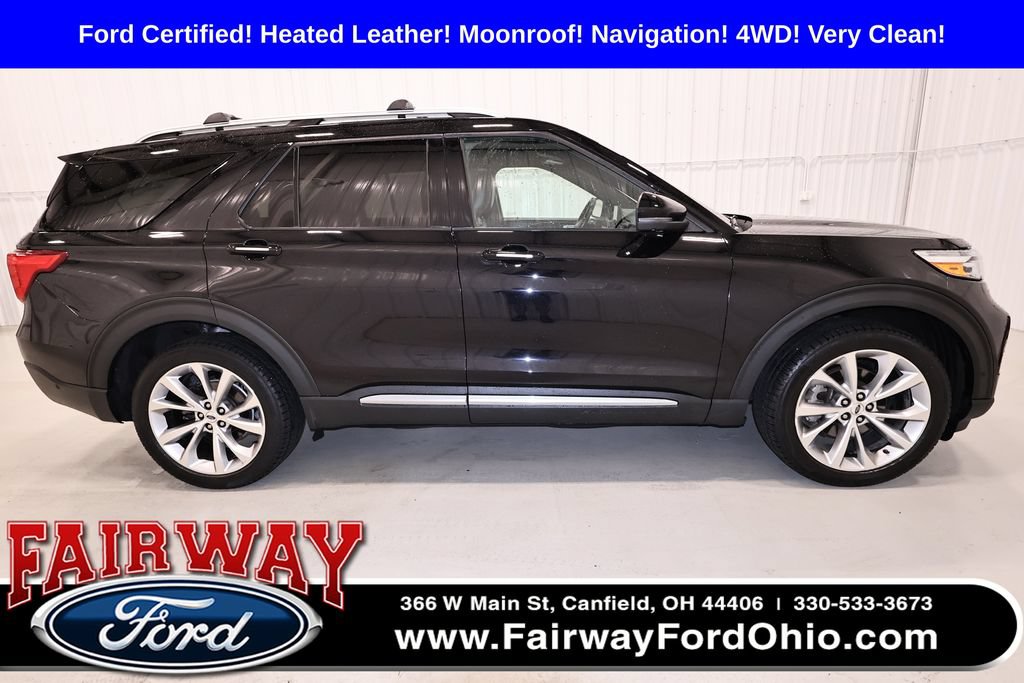 Certified 2021 Ford Explorer Platinum w/ Equipment Group 601A