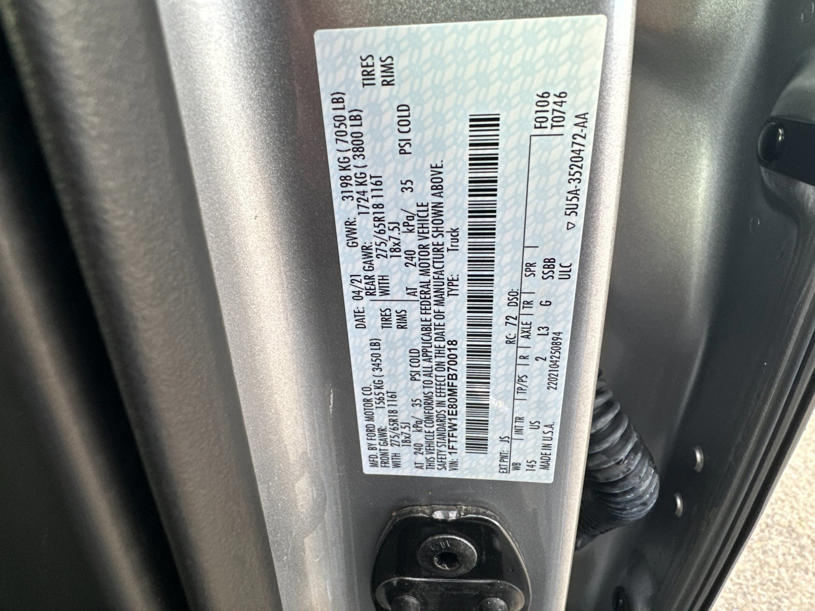 Certified 2021 Ford F150 XLT w/ Equipment Group 302A High image 28