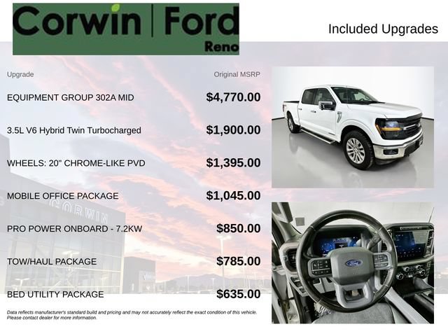 Certified 2024 Ford F150 XLT w/ Equipment Group 302A MID AWD/4WD image 3