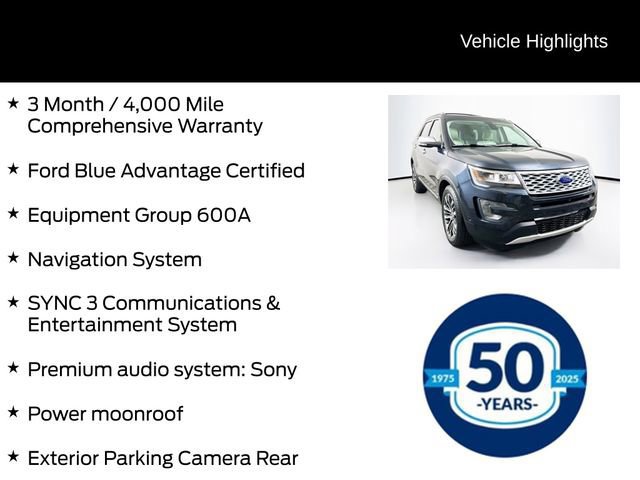 Certified 2017 Ford Explorer Platinum image 8