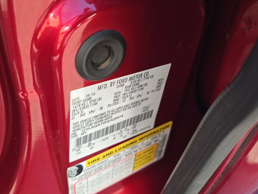 Certified 2017 Ford Expedition EL Limited w/ Equipment Group 301A image 38