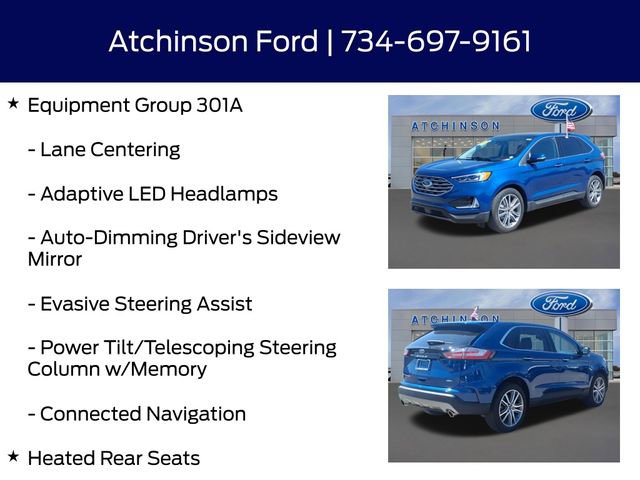 Certified 2024 Ford Edge Titanium w/ Equipment Group 301A AWD/4WD image 16