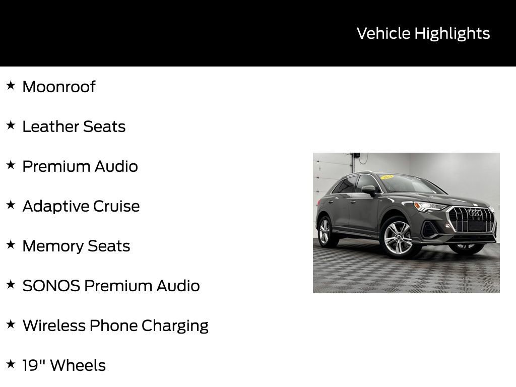 Used 2023 Audi Q3 2.0T Premium Plus w/ Premium Plus Package image 13