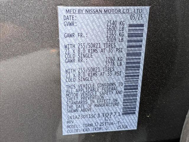 Used 2025 Nissan Murano Platinum w/ Cargo Package AWD/4WD image 23