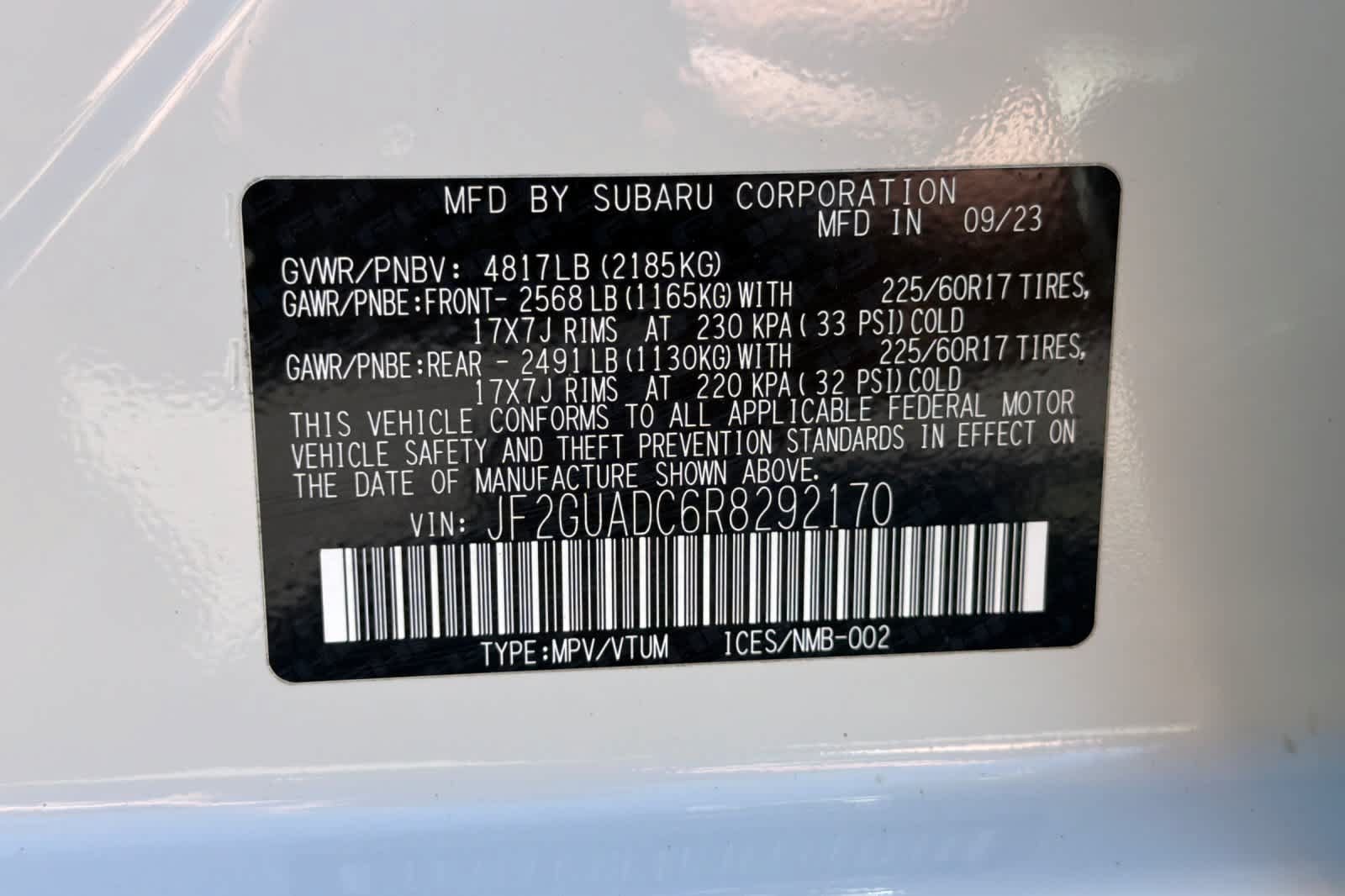 Used 2024 Subaru Crosstrek 2.0i Premium AWD/4WD image 29