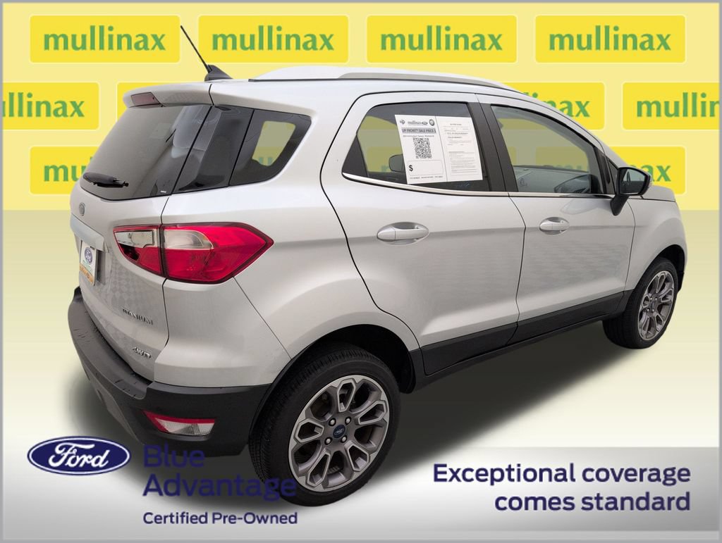 Certified 2022 Ford EcoSport Titanium w/ Interior Protection Package AWD/4WD image 3