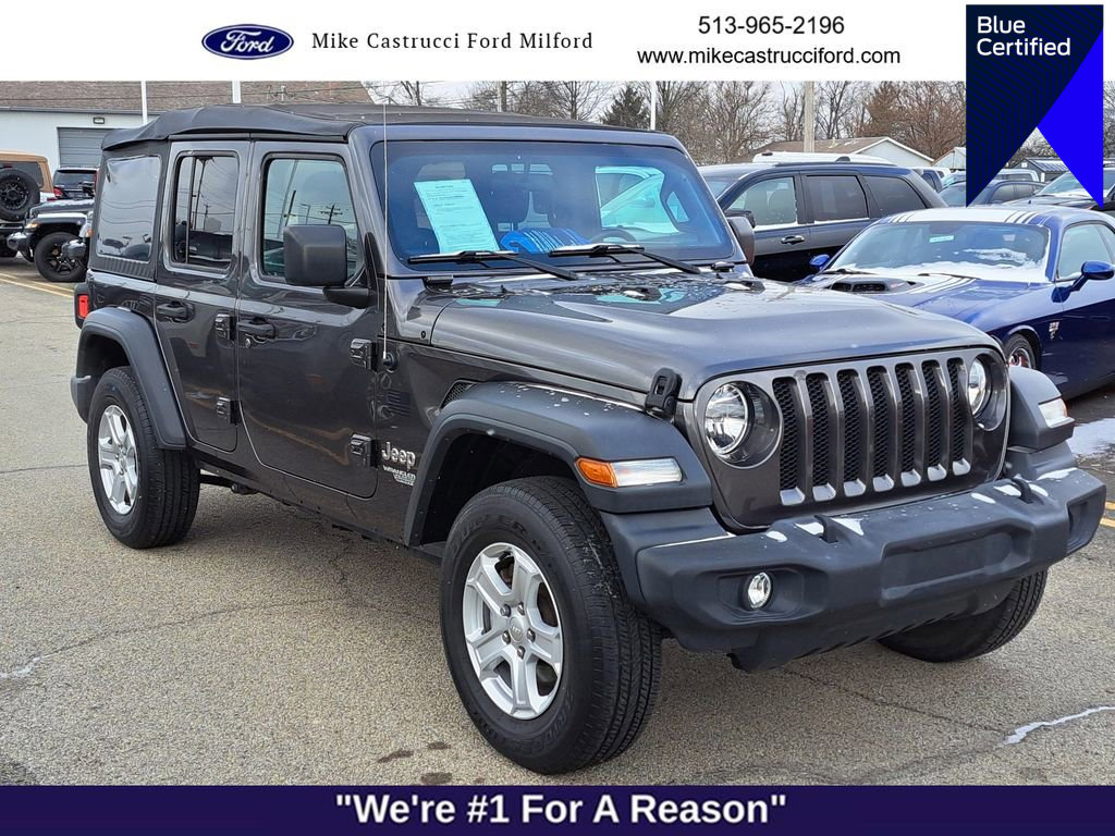 Used 2020 Jeep Wrangler Unlimited Sport S image 1