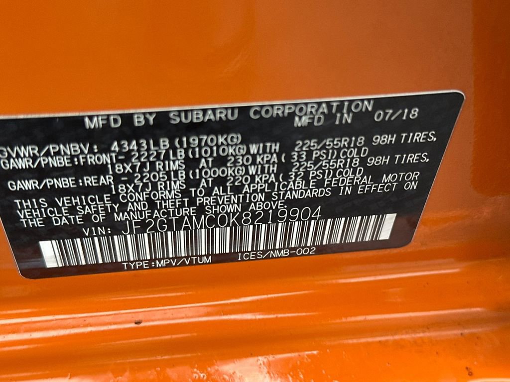 Used 2019 Subaru Crosstrek 2.0i Limited w/ Moonroof Package image 25