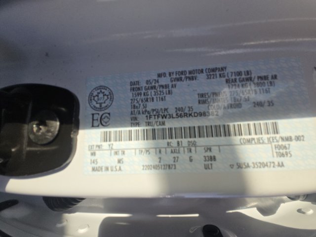 Certified 2024 Ford F150 XLT AWD/4WD image 25