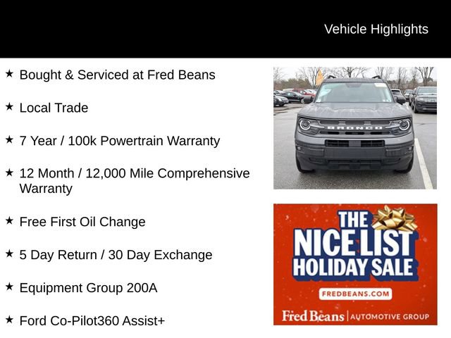 Certified 2022 Ford Bronco Sport Big Bend w/ Convenience Package video 3