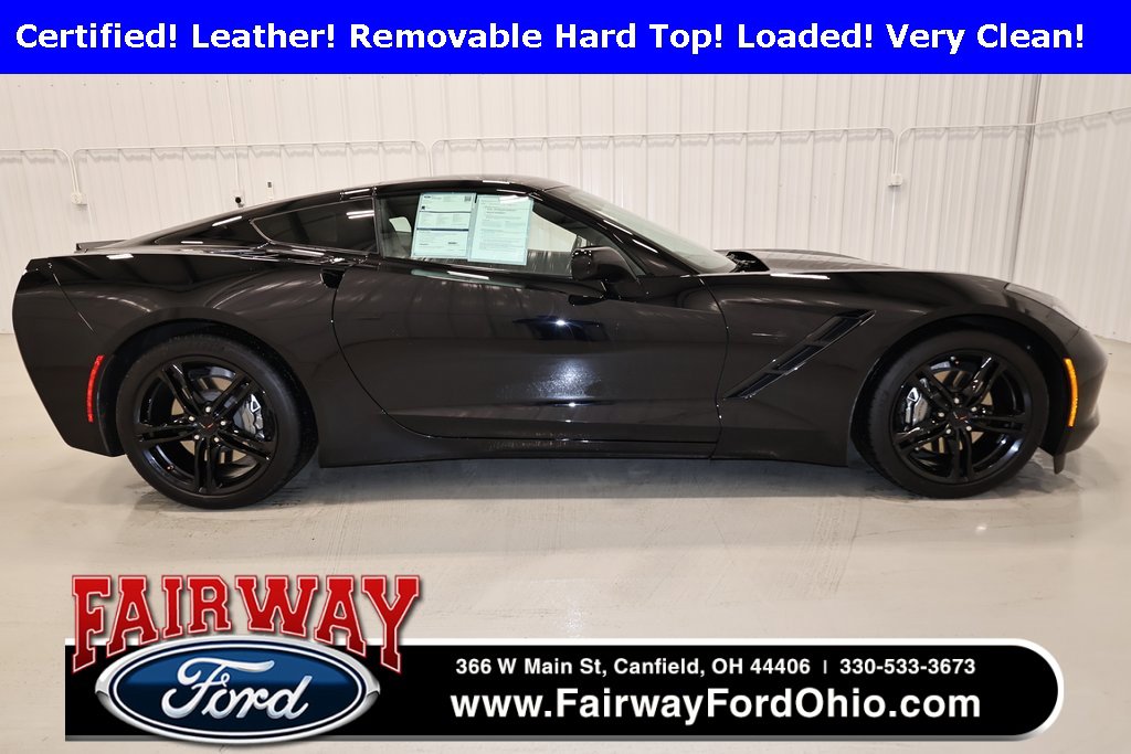 Used 2017 Chevrolet Corvette Stingray Coupe w/ Carbon Flash Badge Package image 1