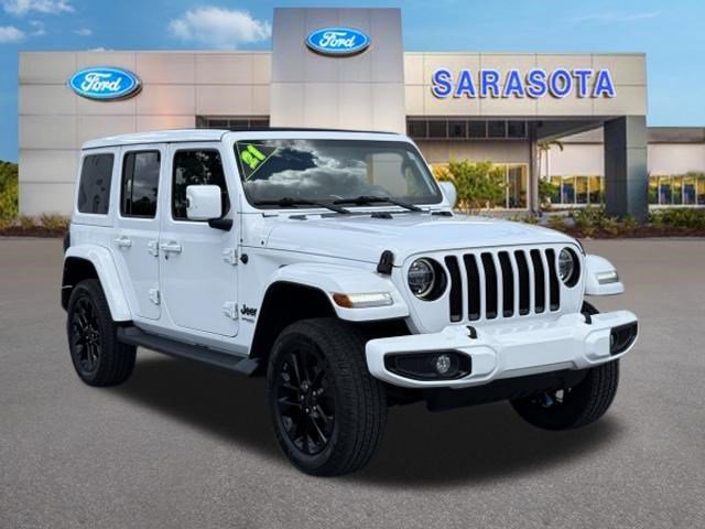 Used 2021 Jeep Wrangler Unlimited Sahara AWD/4WD image 1