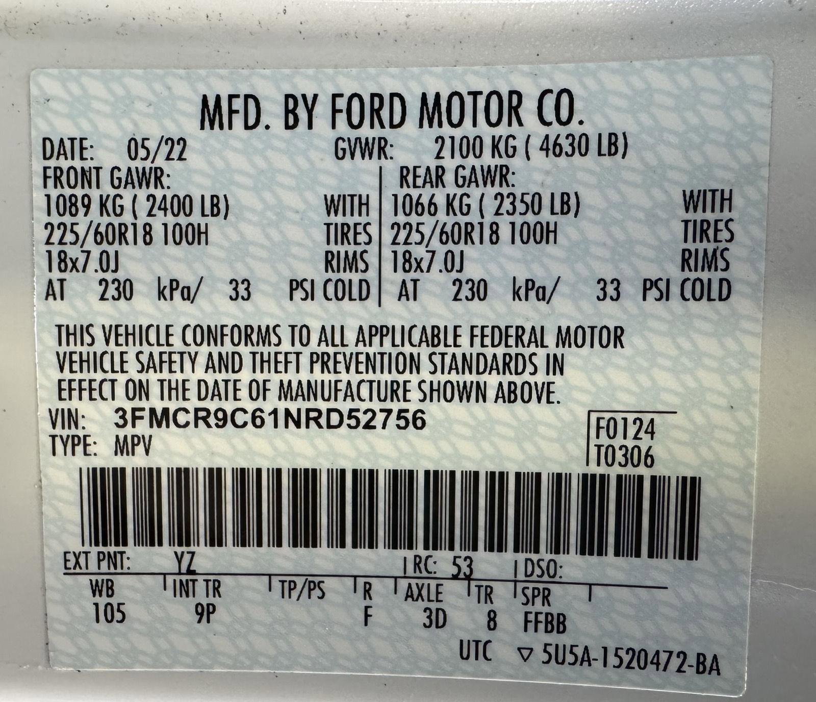 Certified 2022 Ford Bronco Sport Outer Banks w/ Tech Package image 45