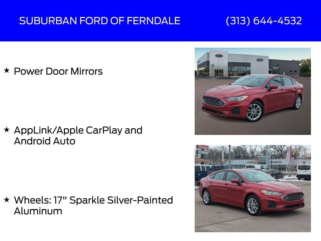 Certified 2020 Ford Fusion SE image 13