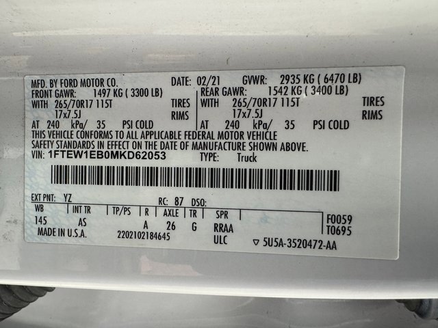 Certified 2021 Ford F150 XL w/ Trailer Tow Package image 32