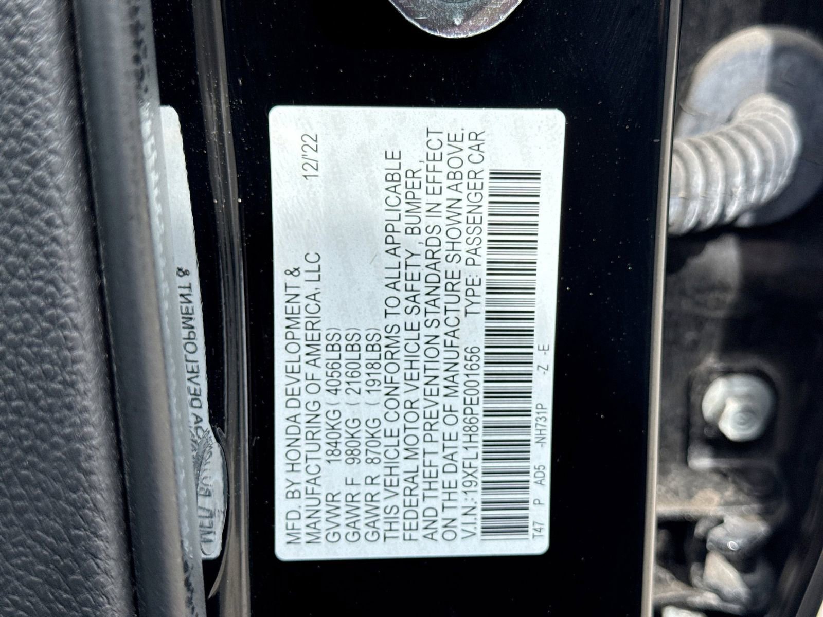 Used 2023 Honda Civic Sport Touring image 38