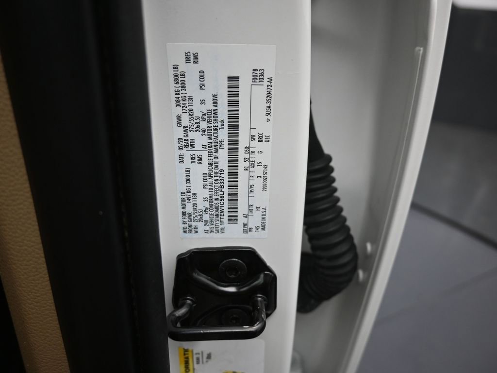 Certified 2020 Ford F150 Lariat w/ Equipment Group 502A Luxury image 19