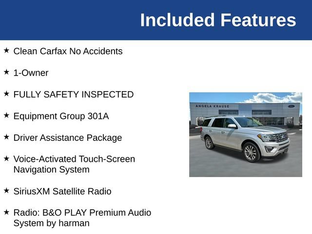 Certified 2018 Ford Expedition Limited w/ Equipment Group 301A AWD/4WD image 5