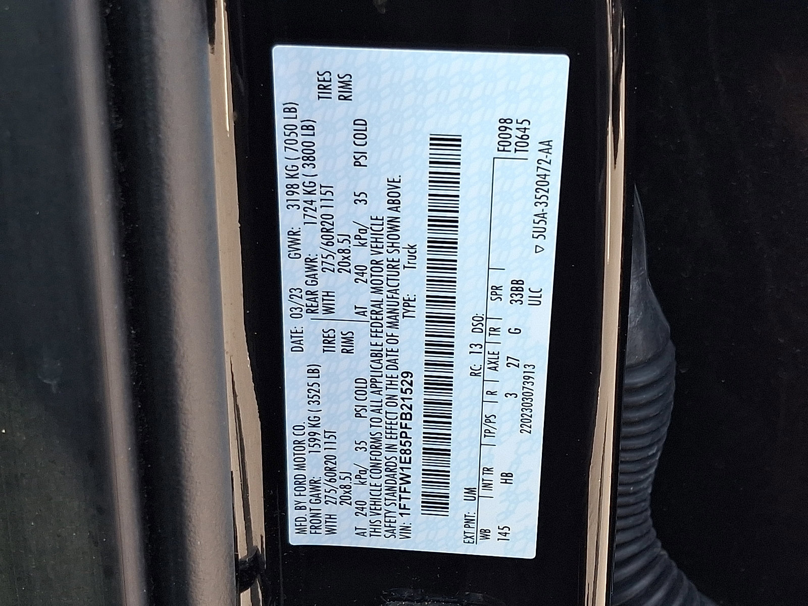 Certified 2023 Ford F150 Lariat w/ Equipment Group 502A High image 27