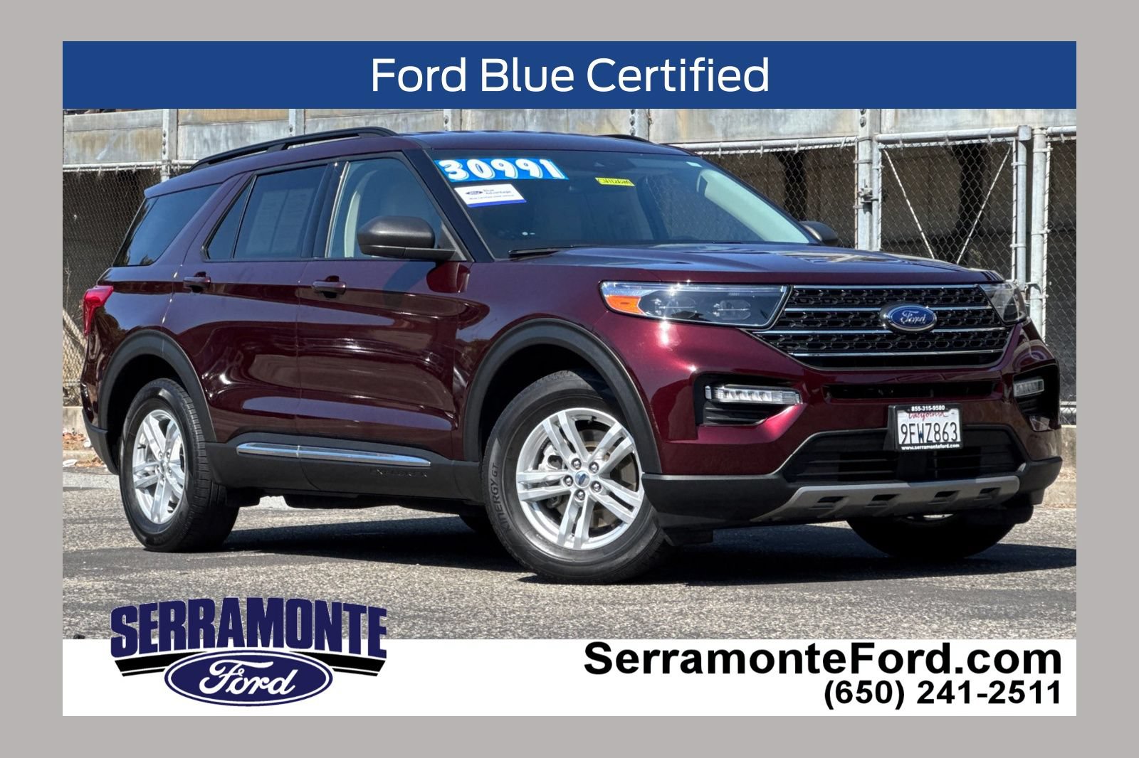 Certified 2022 Ford Explorer XLT w/ Equipment Group 202A