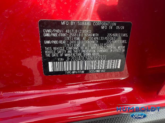 Used 2024 Subaru Crosstrek 2.0i Premium image 37