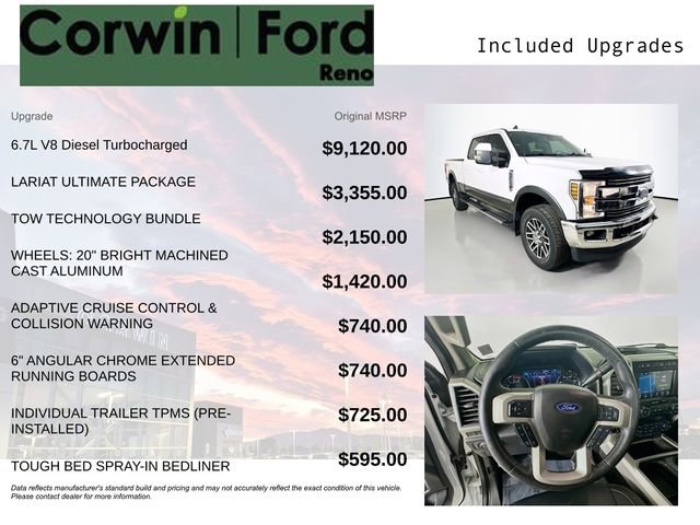 Certified 2019 Ford F350 Lariat w/ Lariat Ultimate Package AWD/4WD image 3