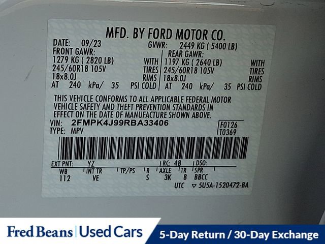 Certified 2024 Ford Edge SEL w/ Convenience Package image 26