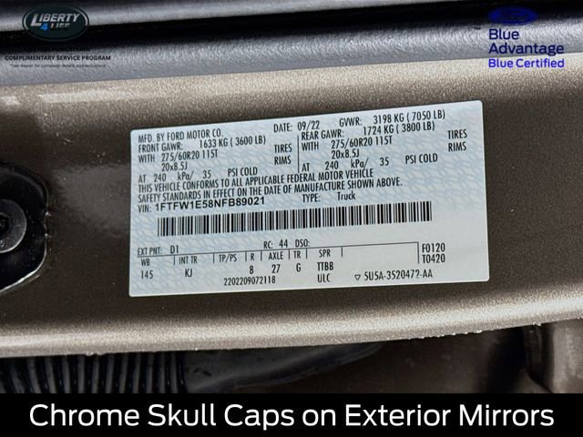 Certified 2022 Ford F150 King Ranch w/ Equipment Group 601A High image 35