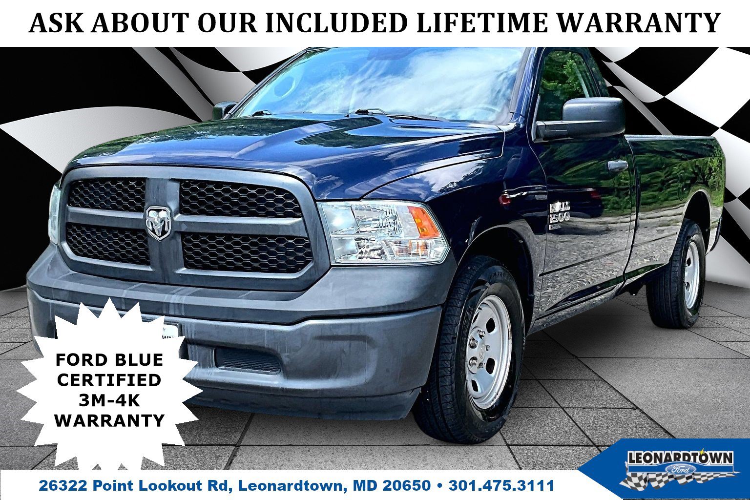 Used 2019 RAM 1500 Tradesman w/ Power & Remote Entry Group RWD image 1