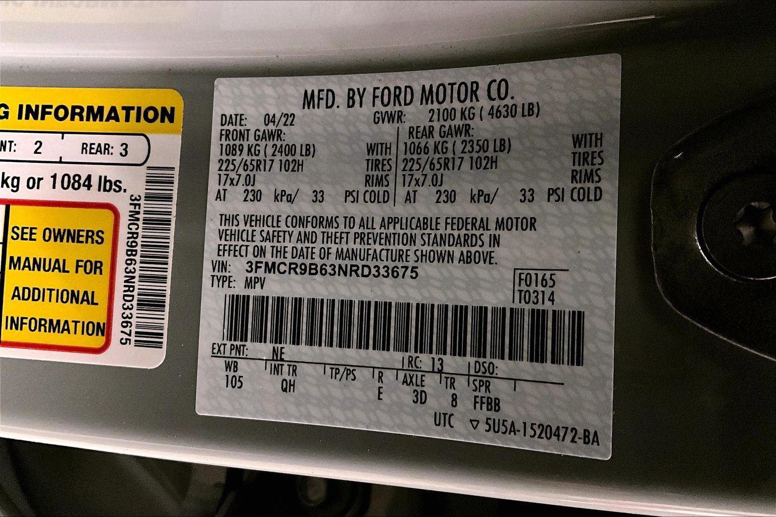 Certified 2022 Ford Bronco Sport Big Bend w/ Convenience Package image 32