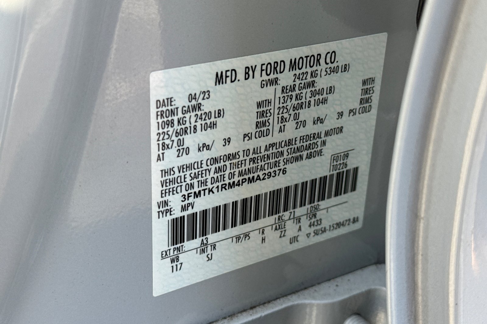Certified 2023 Ford Mustang Mach-E Select RWD image 30