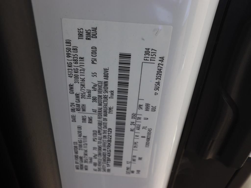 Certified 2024 Ford Transit 350 148 High Roof Extended DRW w/ Load Area Protection Package RWD image 24