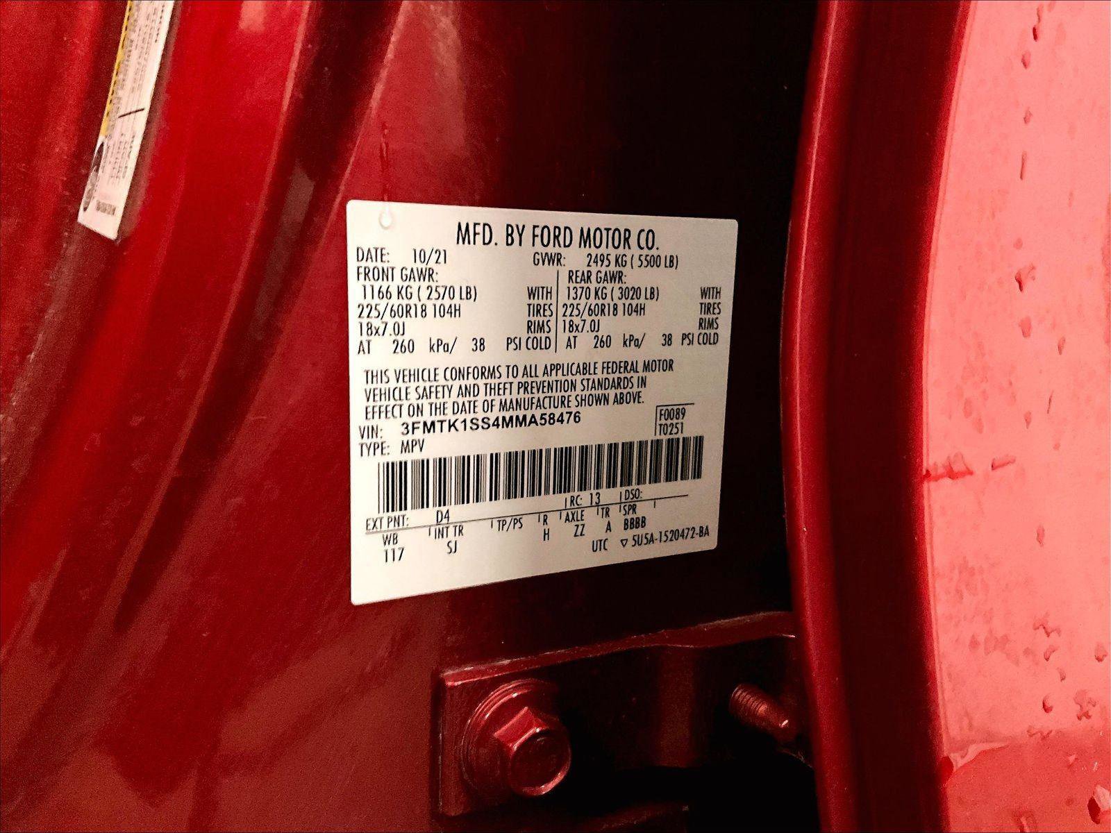 Certified 2021 Ford Mustang Mach-E Select AWD/4WD image 32