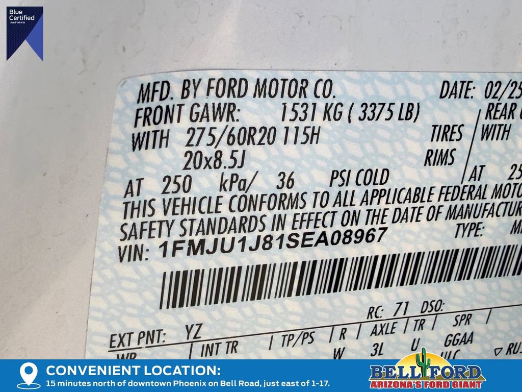 Certified 2025 Ford Expedition Active AWD/4WD image 33