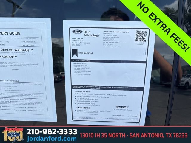 Certified 2023 Ford Bronco Sport Big Bend AWD/4WD image 9