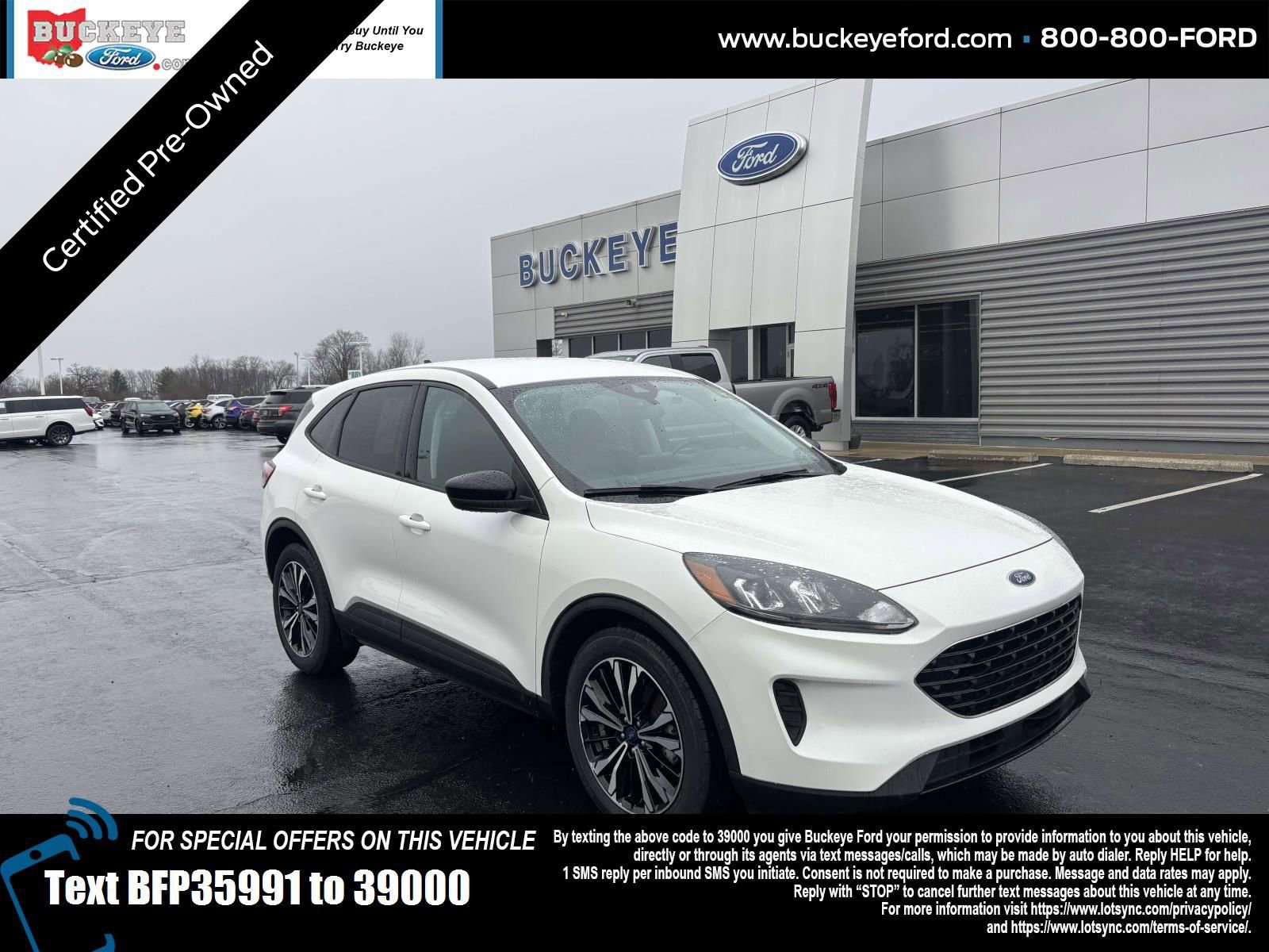 Certified 2021 Ford Escape SE w/ SE Sport Appearance Package image 1