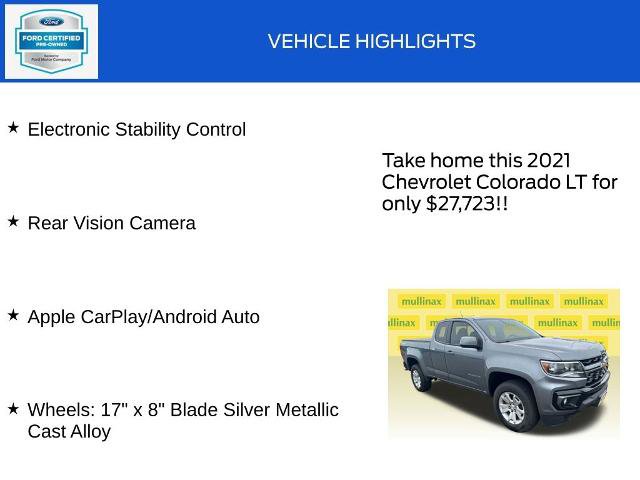 Used 2021 Chevrolet Colorado LT w/ LT Convenience Package AWD/4WD image 19