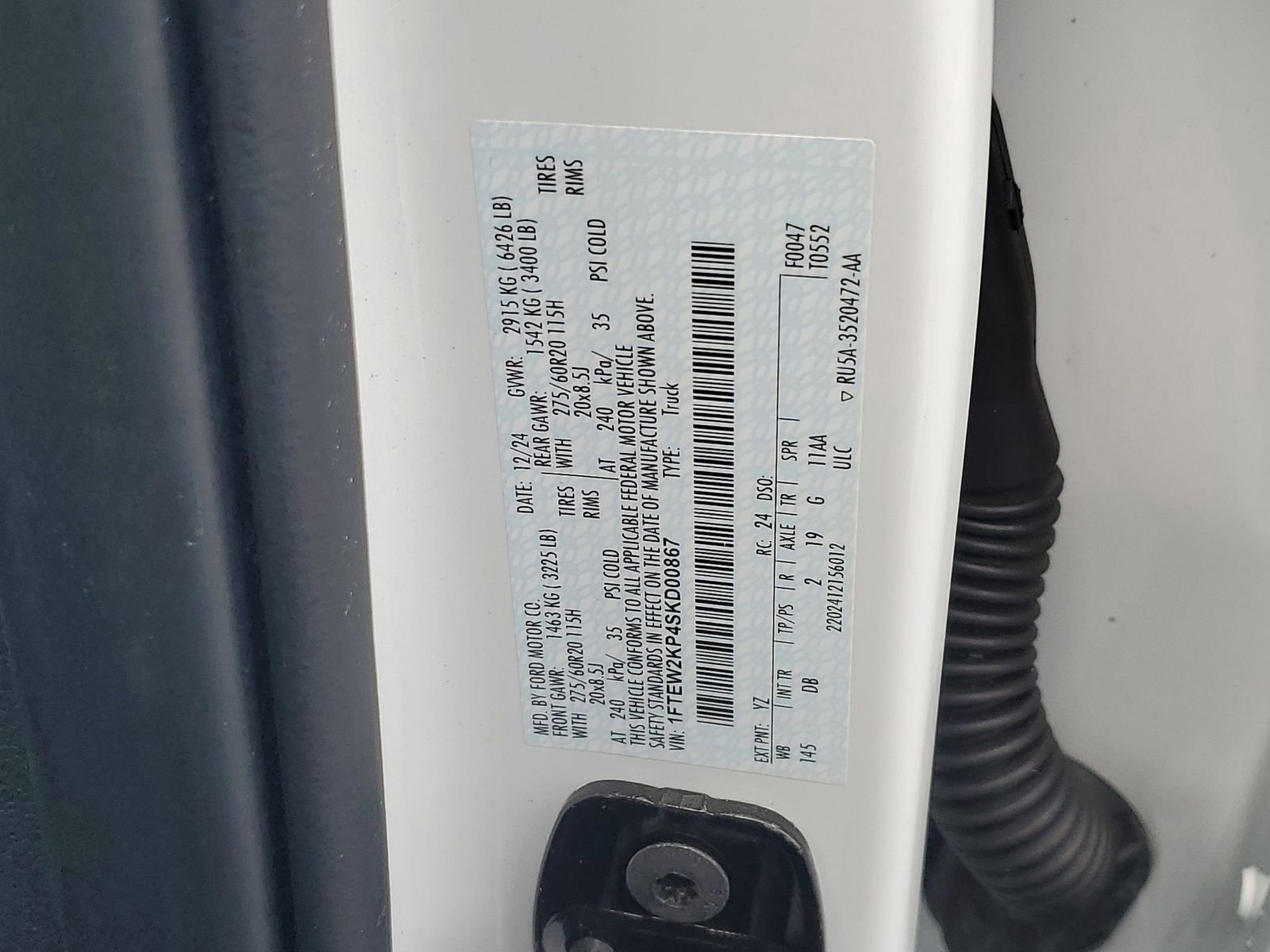 Certified 2025 Ford F150 STX w/ STX Black Appearance Package image 28