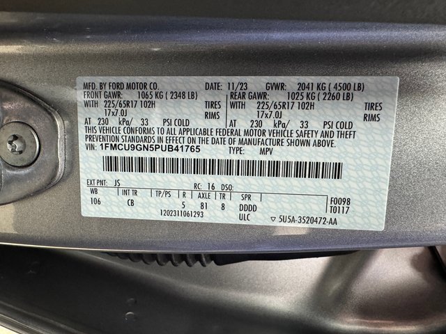 Certified 2023 Ford Escape Active w/ Tech Pack #1 image 31