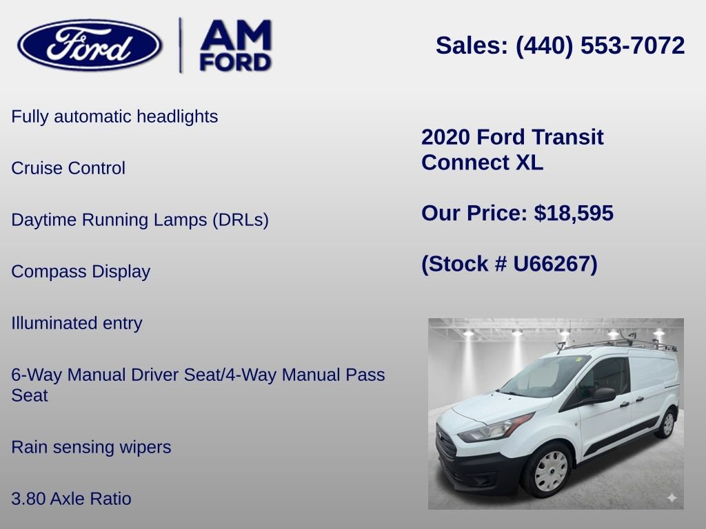 Certified 2020 Ford Transit Connect XL FWD image 12