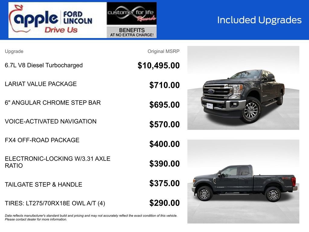 Certified 2021 Ford F250 Lariat w/ Lariat Value Package image 9