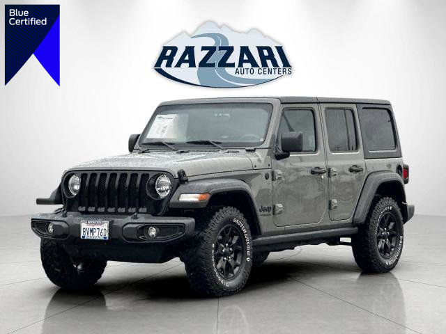 Used 2021 Jeep Wrangler Unlimited Willys image 1