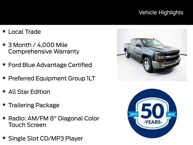 Used 2017 Chevrolet Silverado 1500 LT w/ All Star Edition AWD/4WD image 6